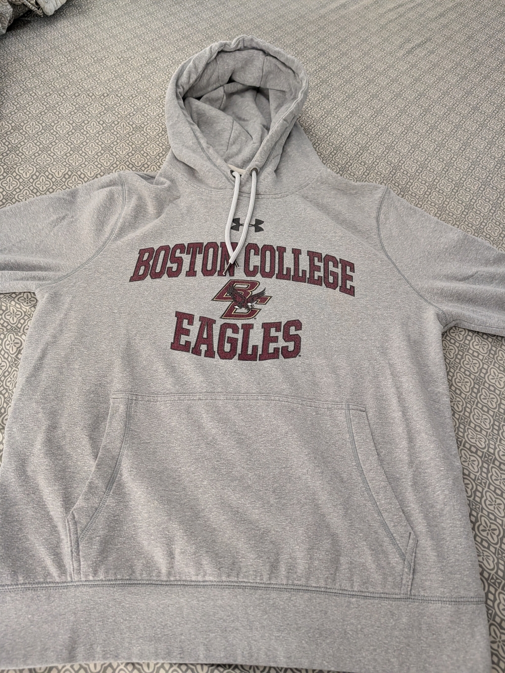 Under Armour Boston College Eagles Gray Hoodie